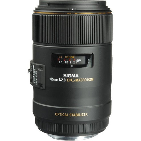 Sigma 105mm F2.8 EX DG OS HSM Macro Lens for Canon SLR Camera