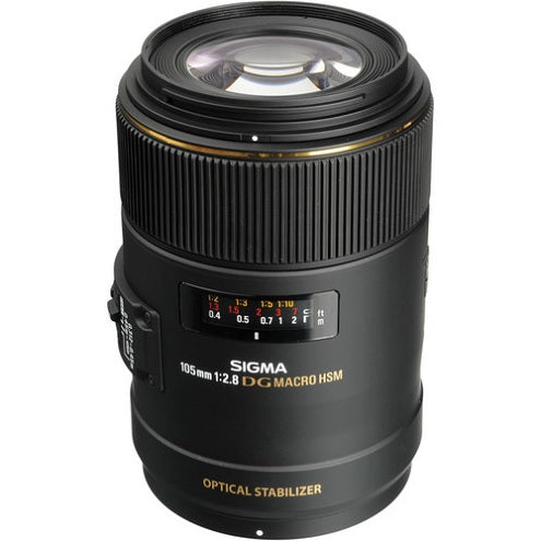 Sigma 105mm f/2.8 EX DG OS HSM Macro Lens for Nikon AF Cameras 258306