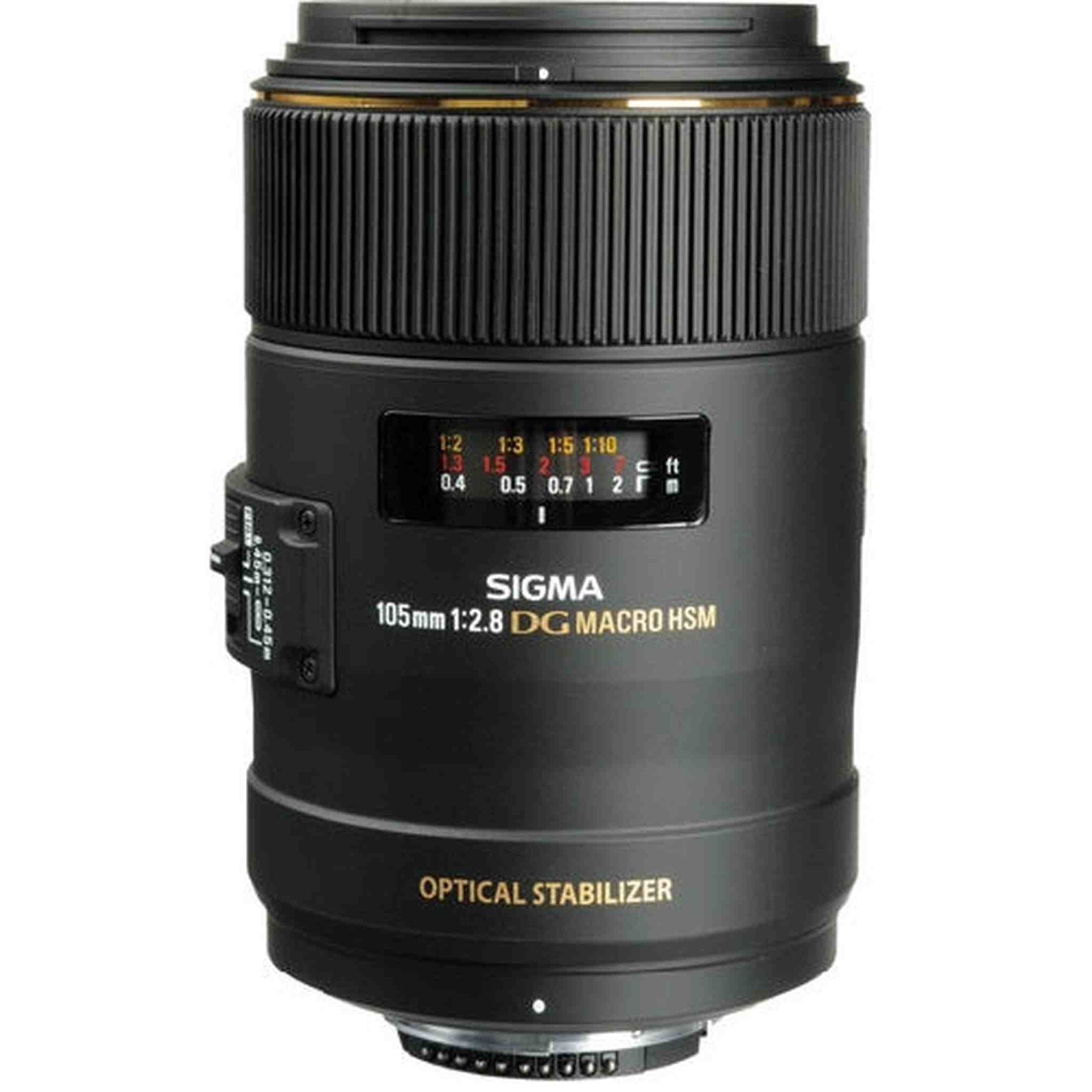 Sigma 105mm f/2.8 EX DG OS HSM Macro Lens for Nikon AF Cameras 258306 Sigma Corporation Of America