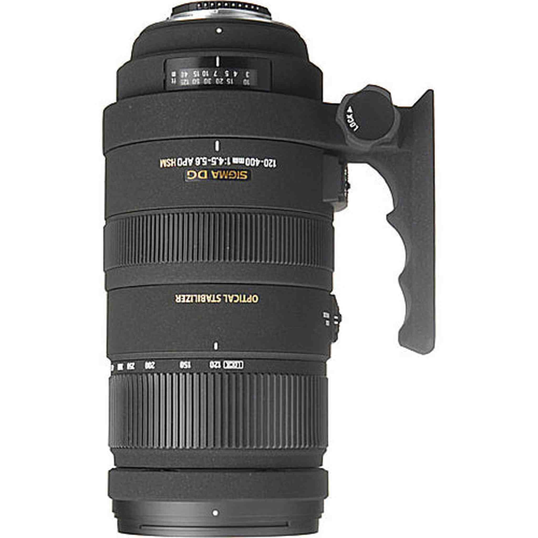 SIGMA 120-400 F 4-5.6 DG APO OS HSM Nikon Bundle