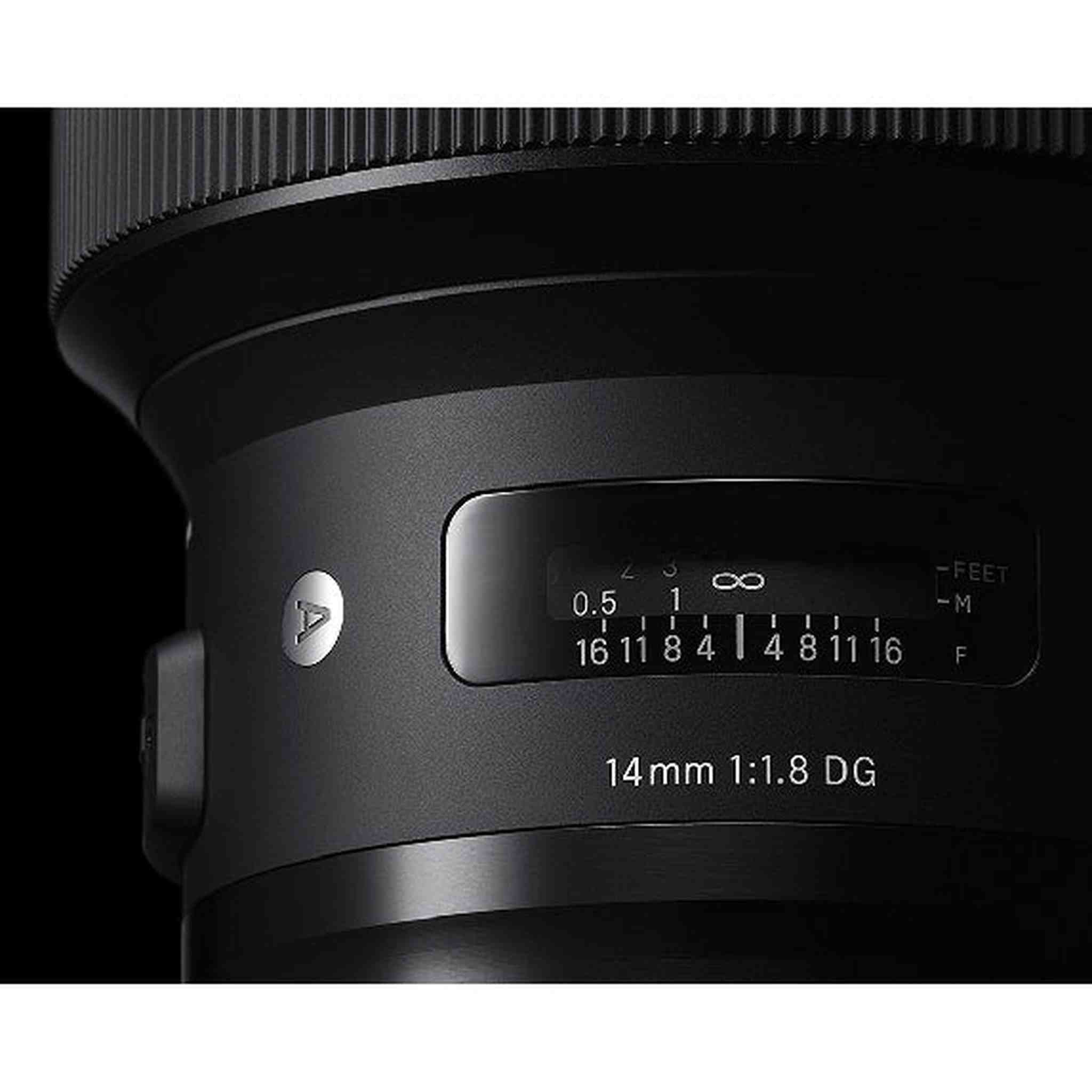 Sigma 14mm f/1.8 ART DG HSM Lens for Nikon Cameras