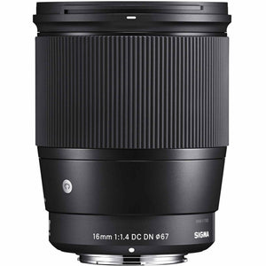 Sigma 16mm f/1.4 DC DN Contemporary Sony E Mount Bundle 1