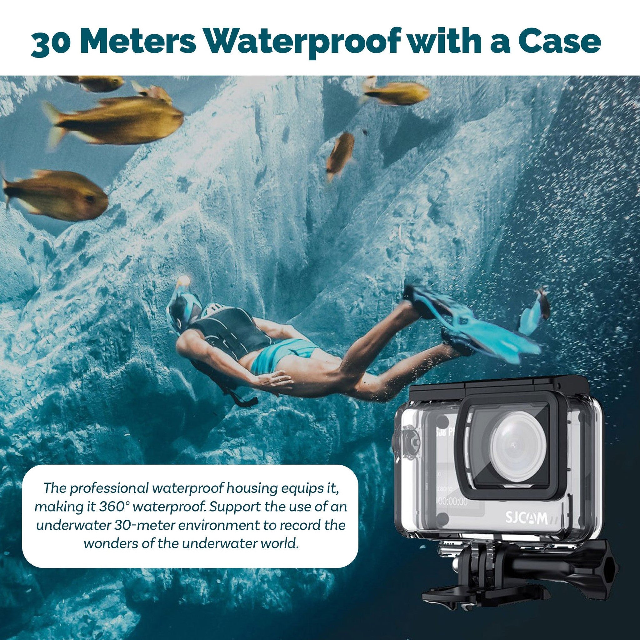 SJCAM SJ8 Dual Screen Action Camera Bundle