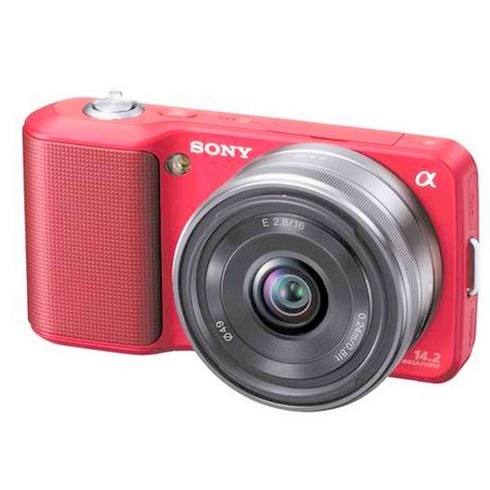 Sony a alpha NEX-3 14.2 MP Digital Camera - Red Body Only New Sony