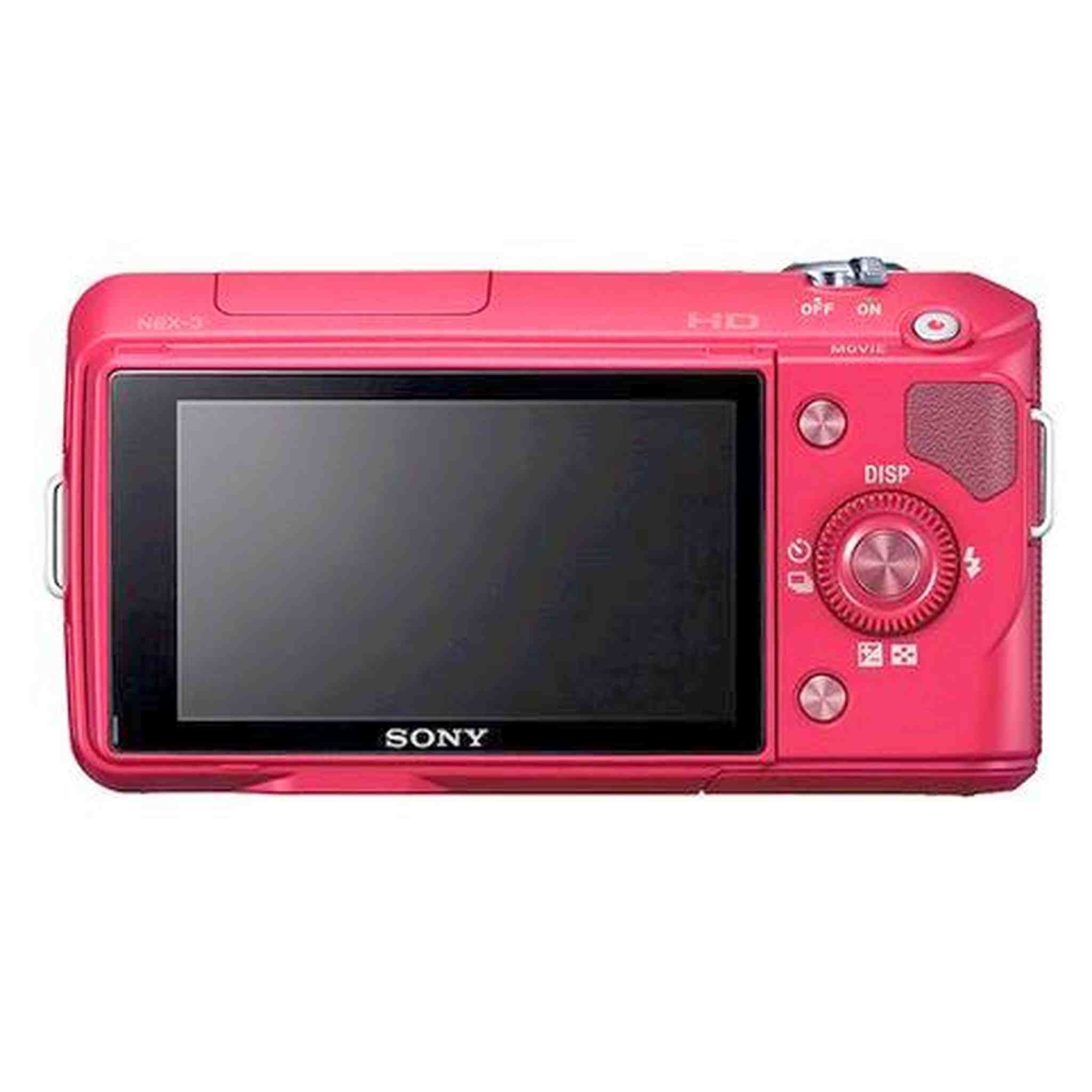 Sony a alpha NEX-3 14.2 MP Digital Camera - Red Body Only New Sony