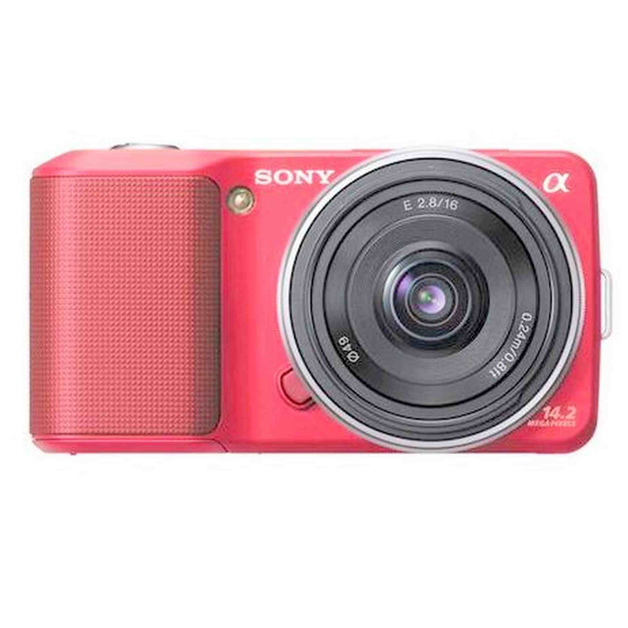 Sony a alpha NEX-3 14.2 MP Digital Camera - Red Body Only New Sony