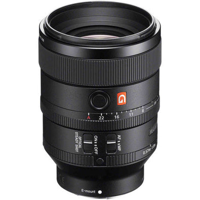 Sony SEL100F28GM 100mm f2.8 Medium-telephoto Fixed Prime Camera Lens, Black