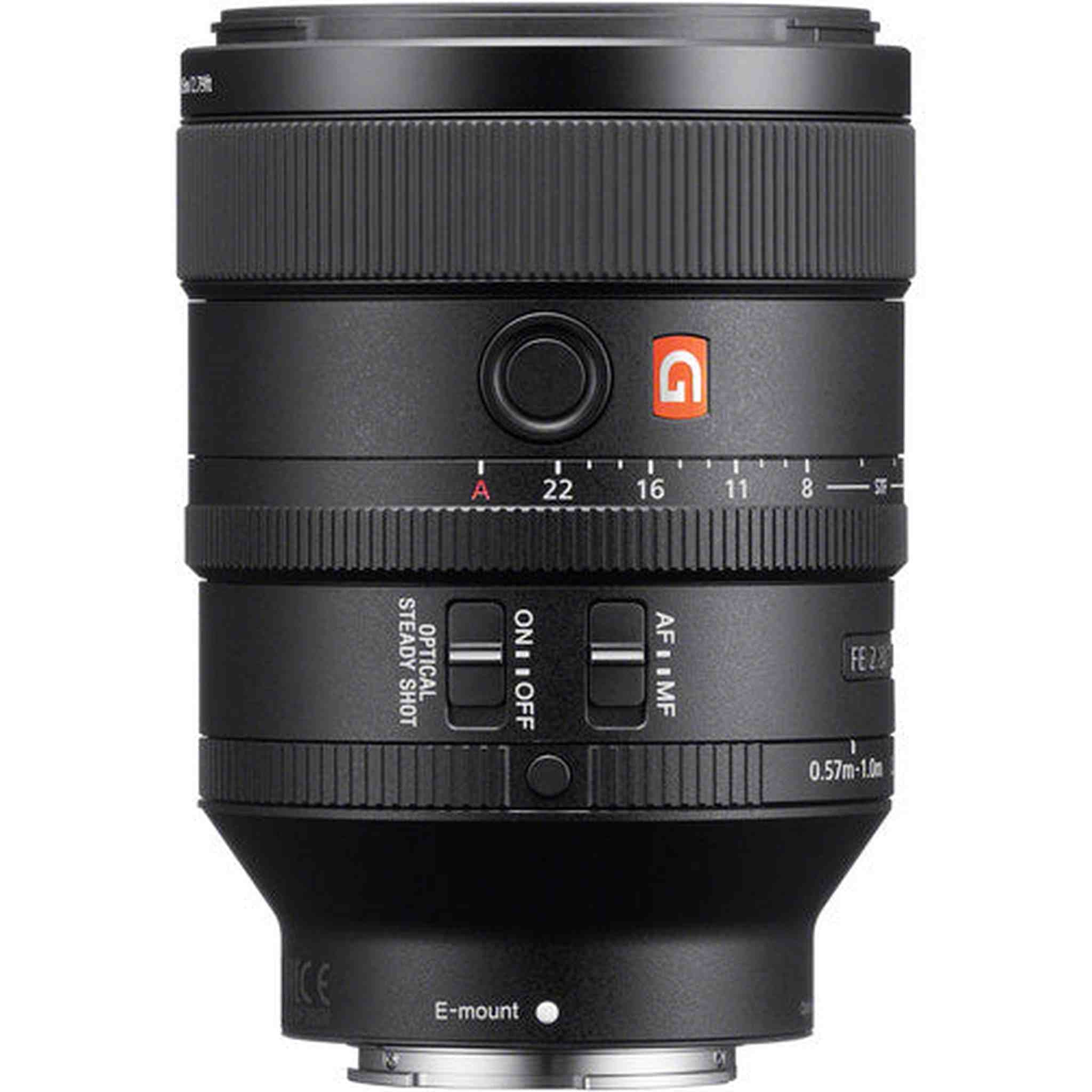 Sony SEL100F28GM 100mm f2.8 Medium-telephoto Fixed Prime Camera Lens, Black
