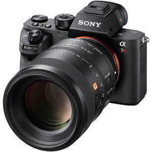 Sony SEL100F28GM 100mm f2.8 Medium-telephoto Fixed Prime Camera Lens, Black