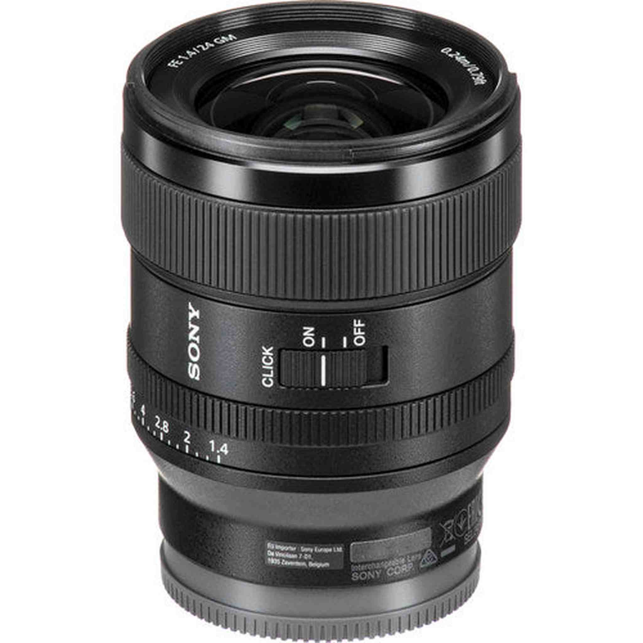 Sony E-mount FE 24mm F1.4 GM Full Frame Wide-angle Prime Lens SEL24F14GM , Black