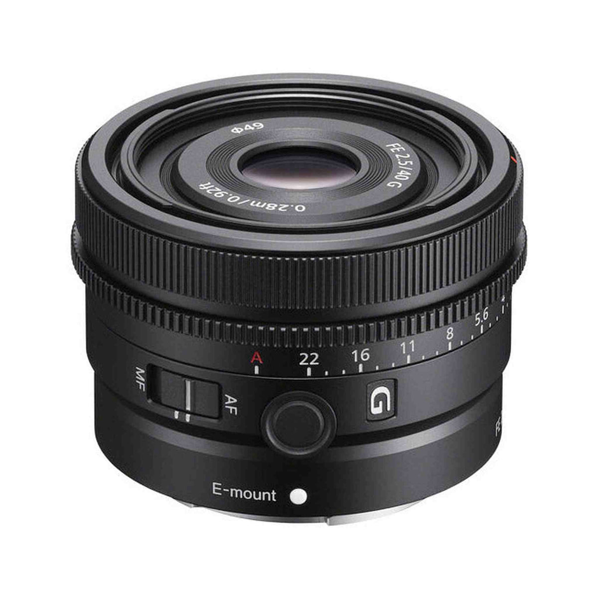 Sony FE 40mm F2.5 G Full-Frame Ultra-Compact G Lens - Reconditioned