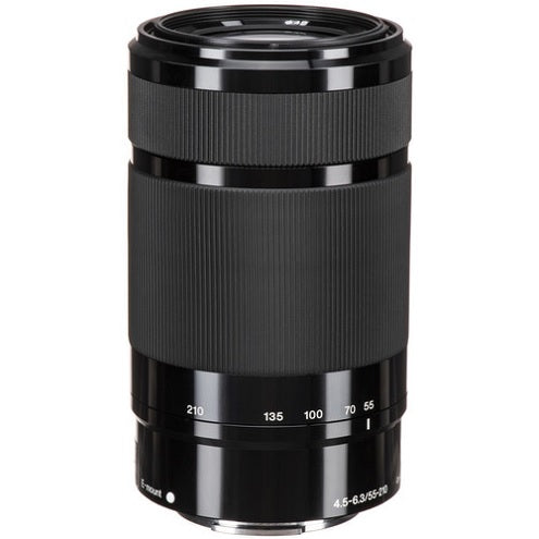 Sony E 55-210mm f/4.5-6.3 OSS E-Mount Lens - Black