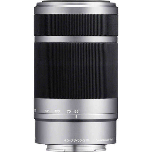 Sony E 55-210mm f/4.5-6.3 OSS Lens - Silver - International Version