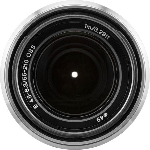 Sony E 55-210mm f/4.5-6.3 OSS Lens - Silver - International Version