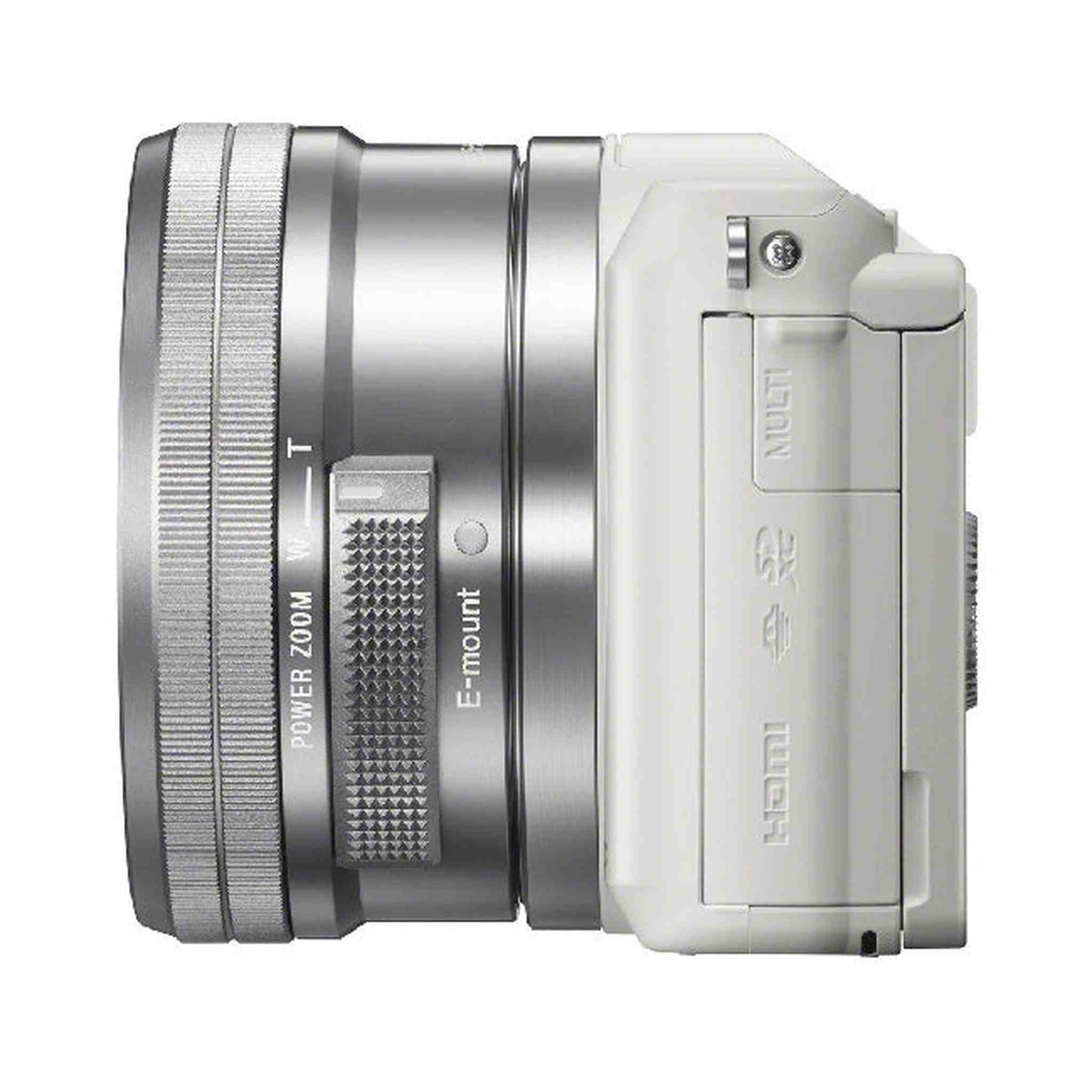 Sony a5100 16-50mm Mirrorless Digital Camera with 3-Inch Flip Up LCD White Renewed - Reconditioned
