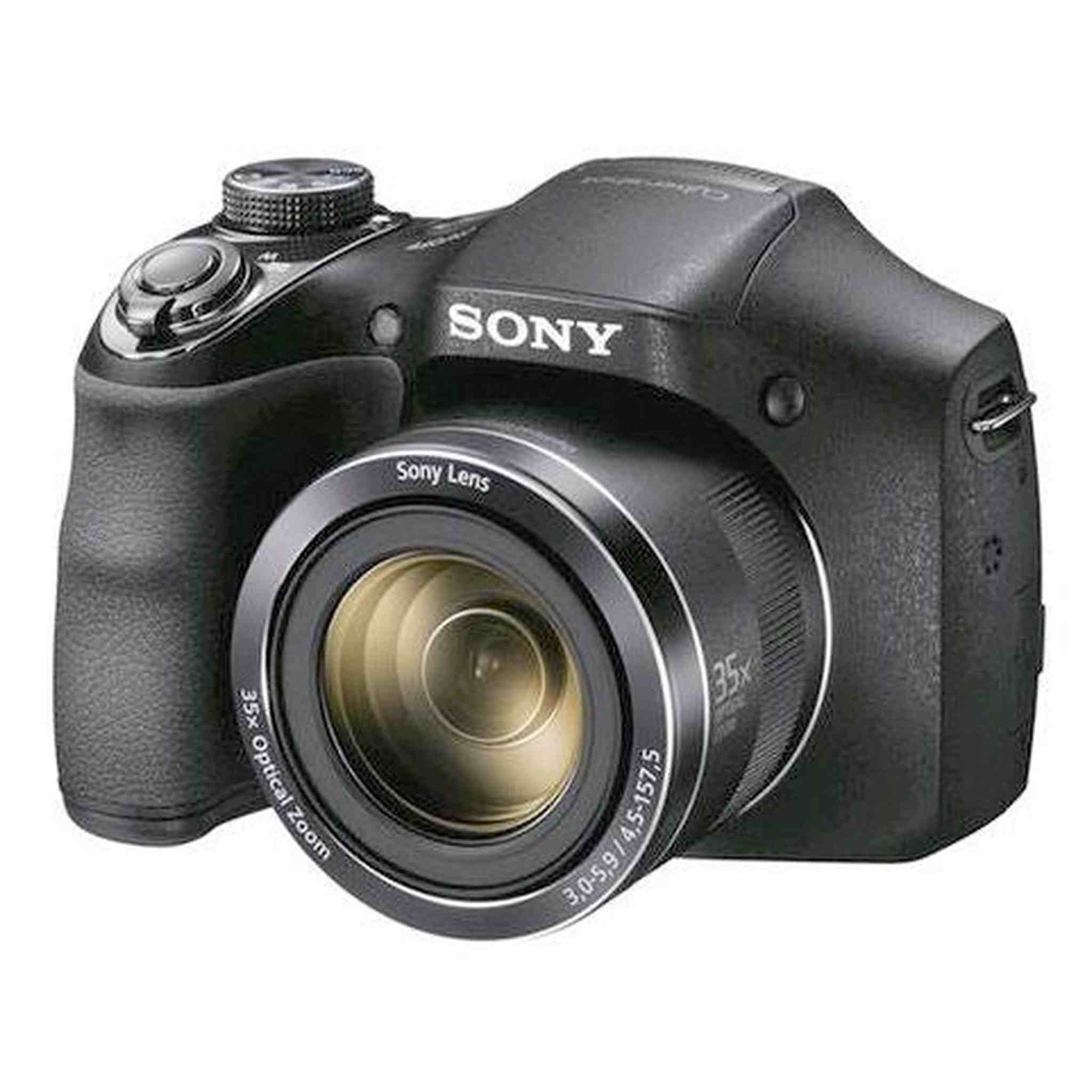 Sony Cyber-Shot DSC-H300 20.1MP 35x Optical Zoom Compact Digital Camera - Black