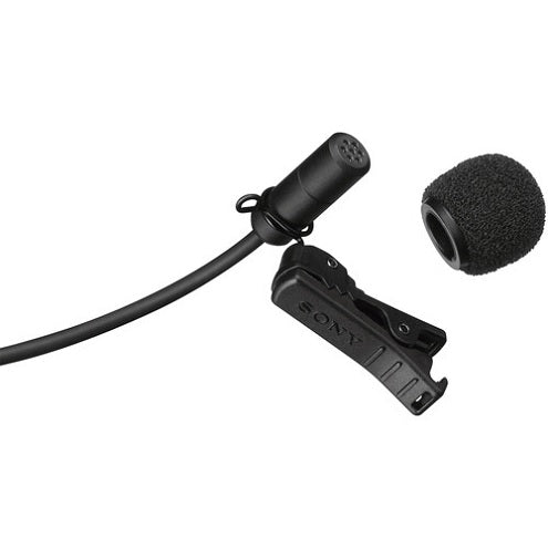 Sony ECMV1BMP Electret Condenser Lavalier Microphone for UWP Series, Black