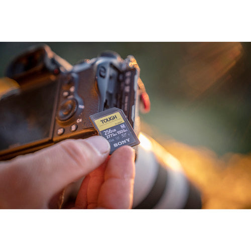 Sony TOUGH-M series SDXC UHS-II Card 256GB, V60, CL10, U3, Max R277MB/S, W150MB/S SF-M256T/T1