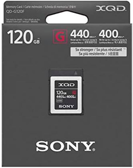 Sony 120GB G Series XQD Memory Card