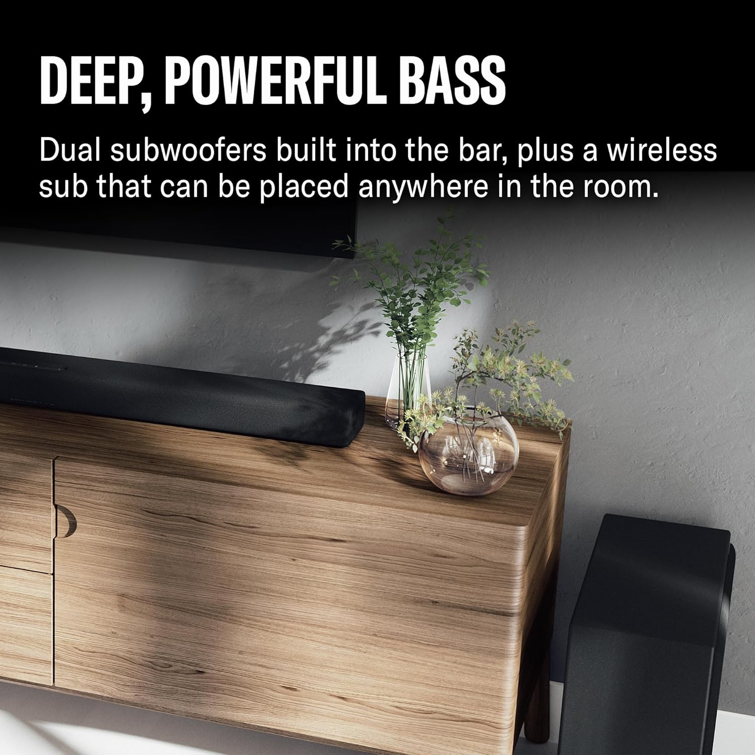 Yamaha True X Bar 50A 280W 2.1.2-Channel Dolby Atmos Sound Bar System