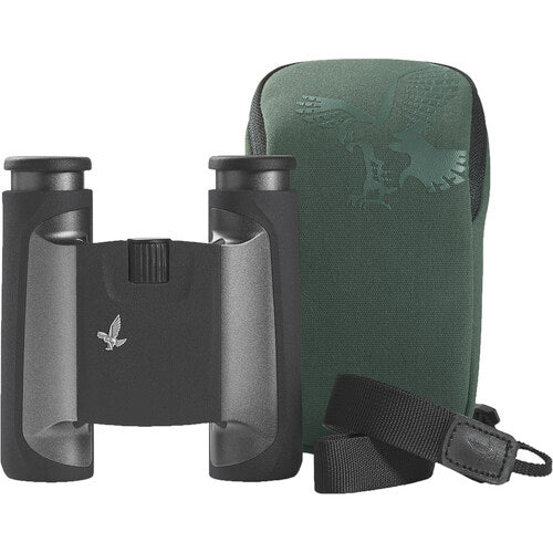 Swarovski 10x25 CL Pocket Binoculars (Anthracite, Wild Nature Field Bag)