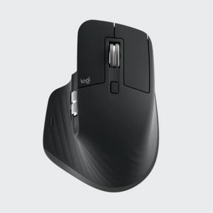 Logitech MX Master 3S Performance Wireless Mouse - Graphite With Bolt Reciever