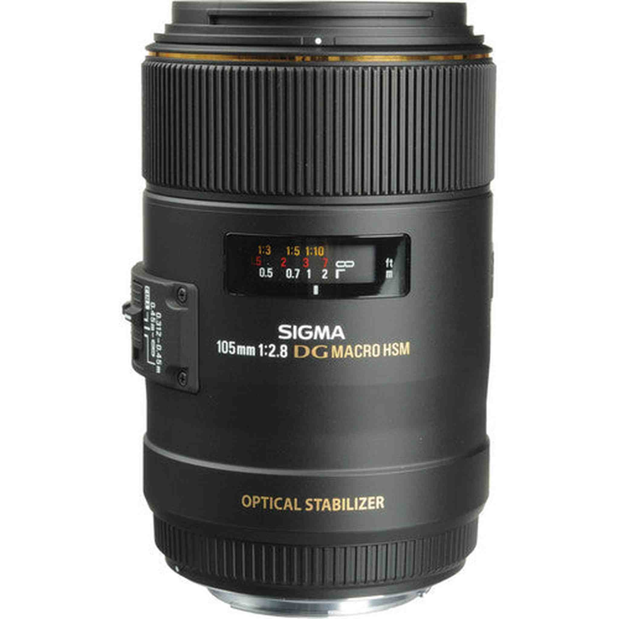 Sigma 105mm f/2.8 EX DG OS HSM Macro Lens for Canon Bundle Sigma