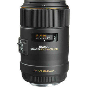 Sigma 105mm f/2.8 EX DG OS HSM Macro Lens for Canon Bundle Sigma