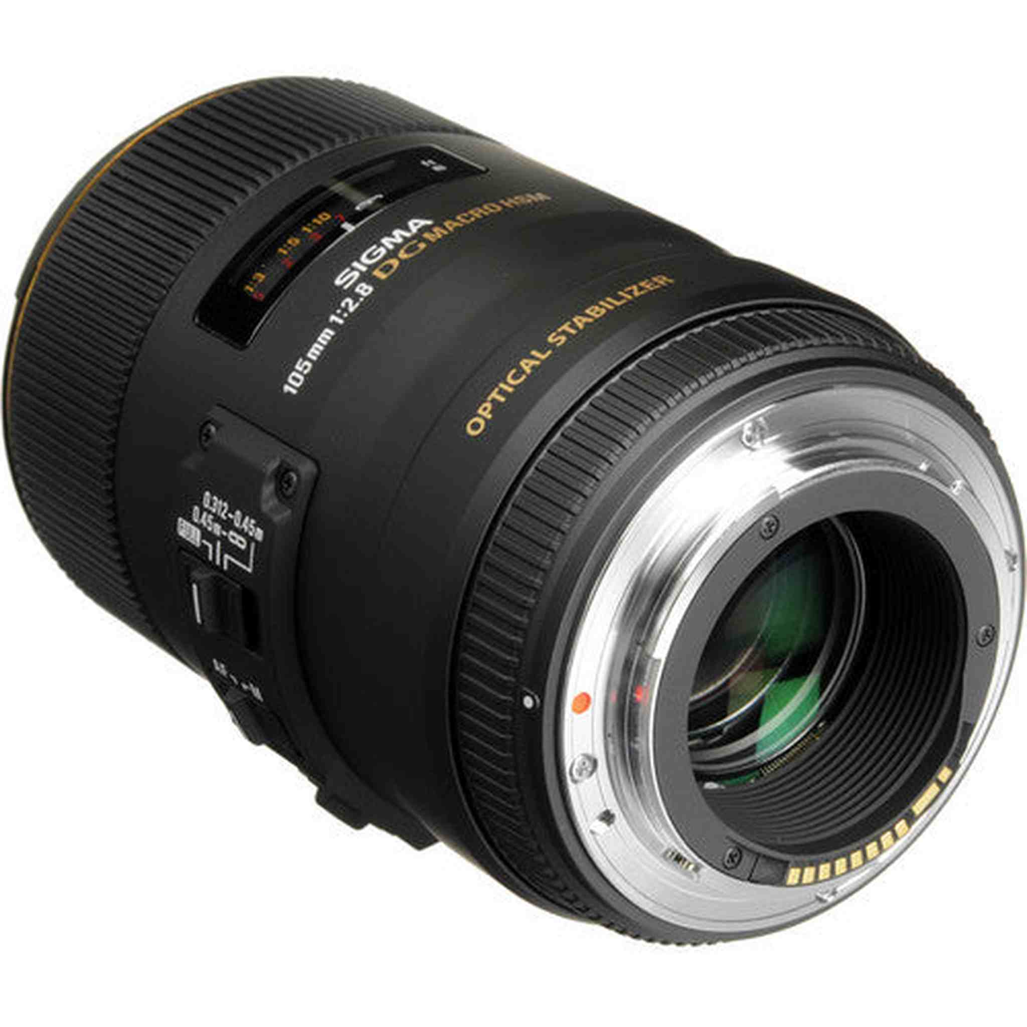 Sigma 105mm f/2.8 EX DG OS HSM Macro Lens for Canon Bundle