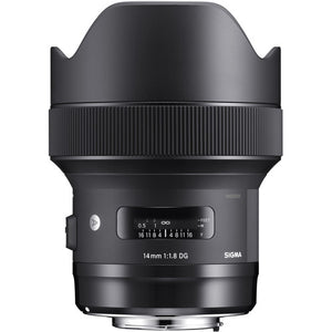 Sigma 14mm f/1.8 DG HSM Art Lens for Canon EF Bundle