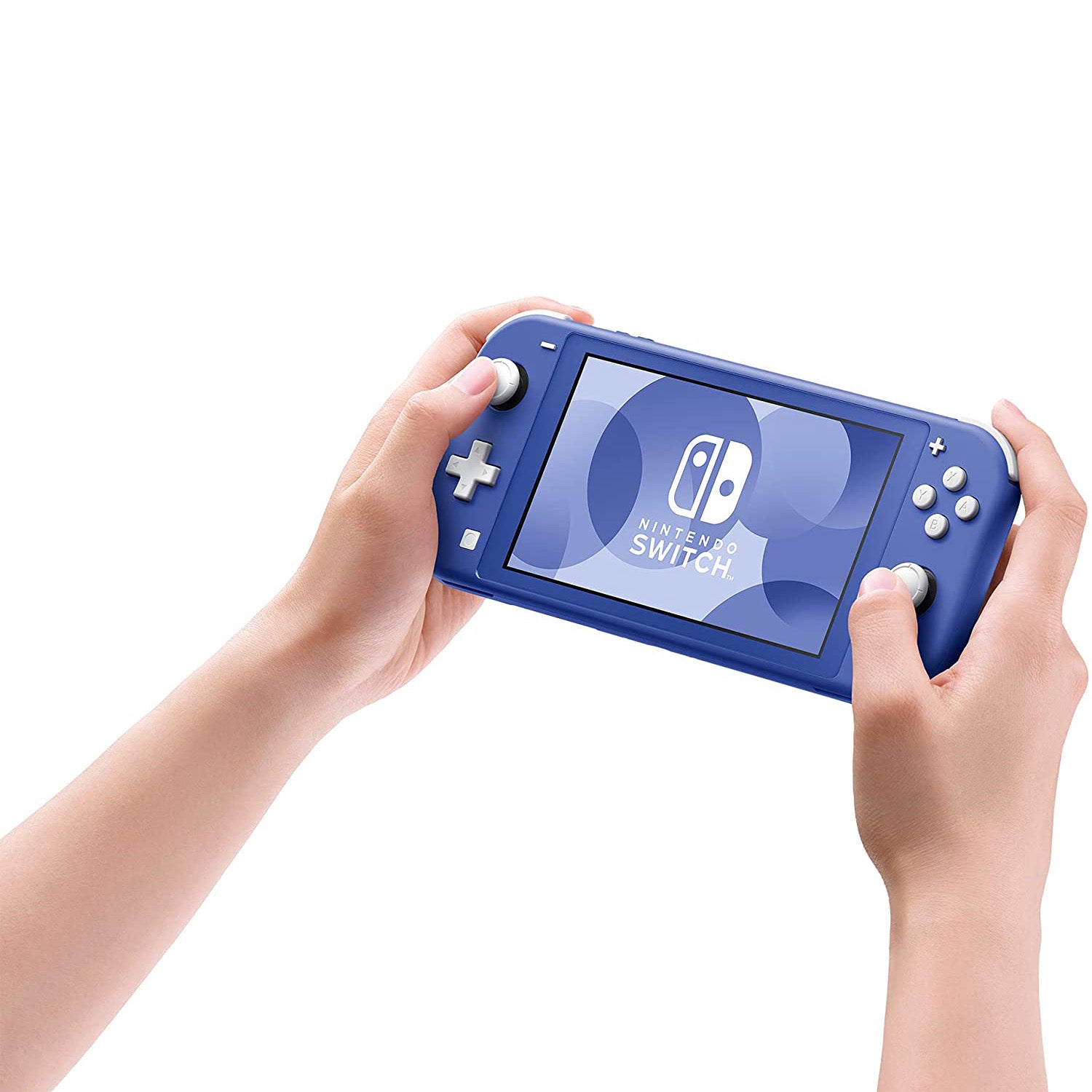 Nintendo Switch Lite (Blue) Gaming Console Bundle with Pokemon Shield