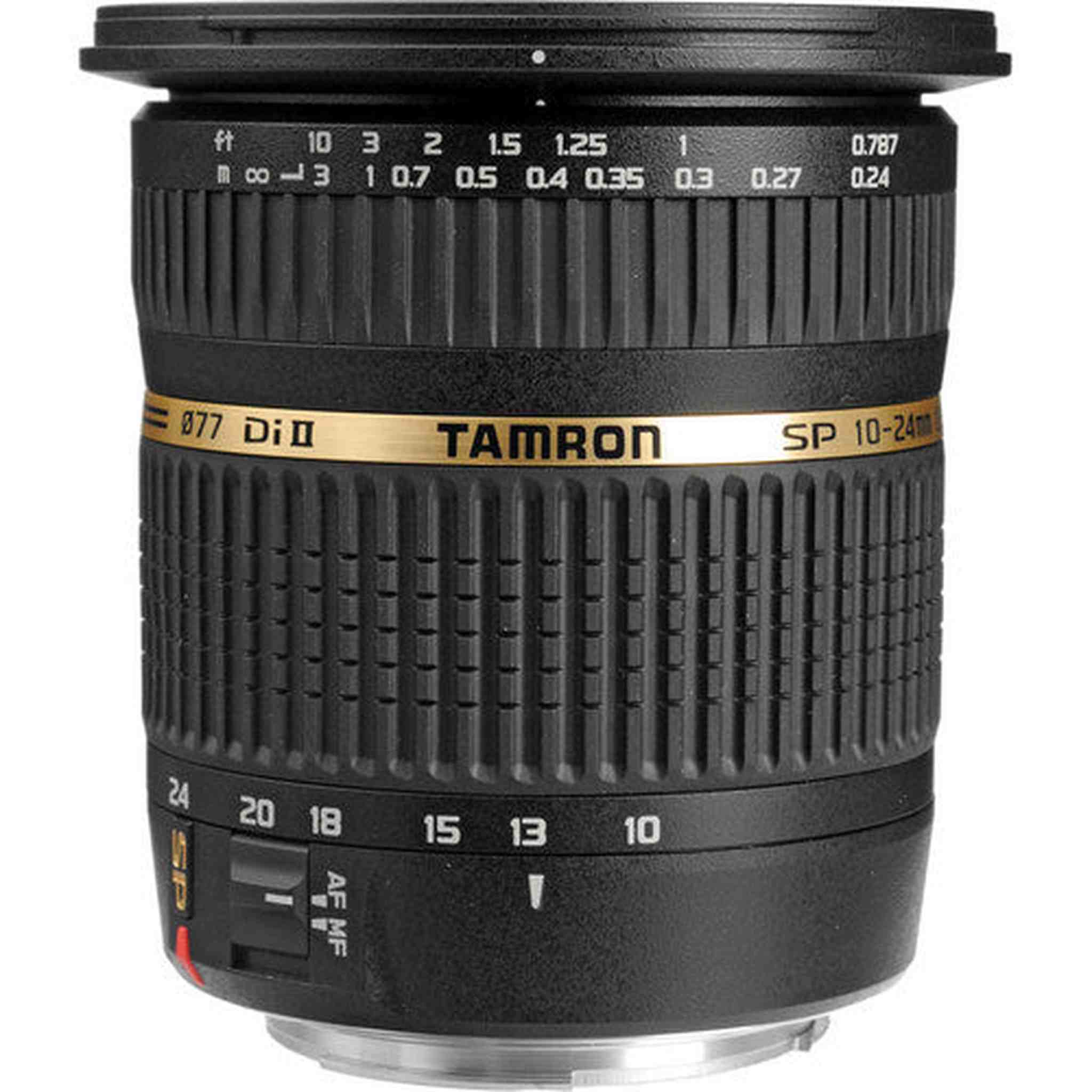 Tamron SP AF 10-24mm f / 3.5-4.5 DI II Zoom Lens For Canon DSLR Cameras Tamron