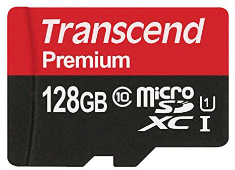 Transcend TS128GUSDU1 128GB MicroSDXC Class10 UHS-1 Memory Card with Adapter 45 MB/S?
