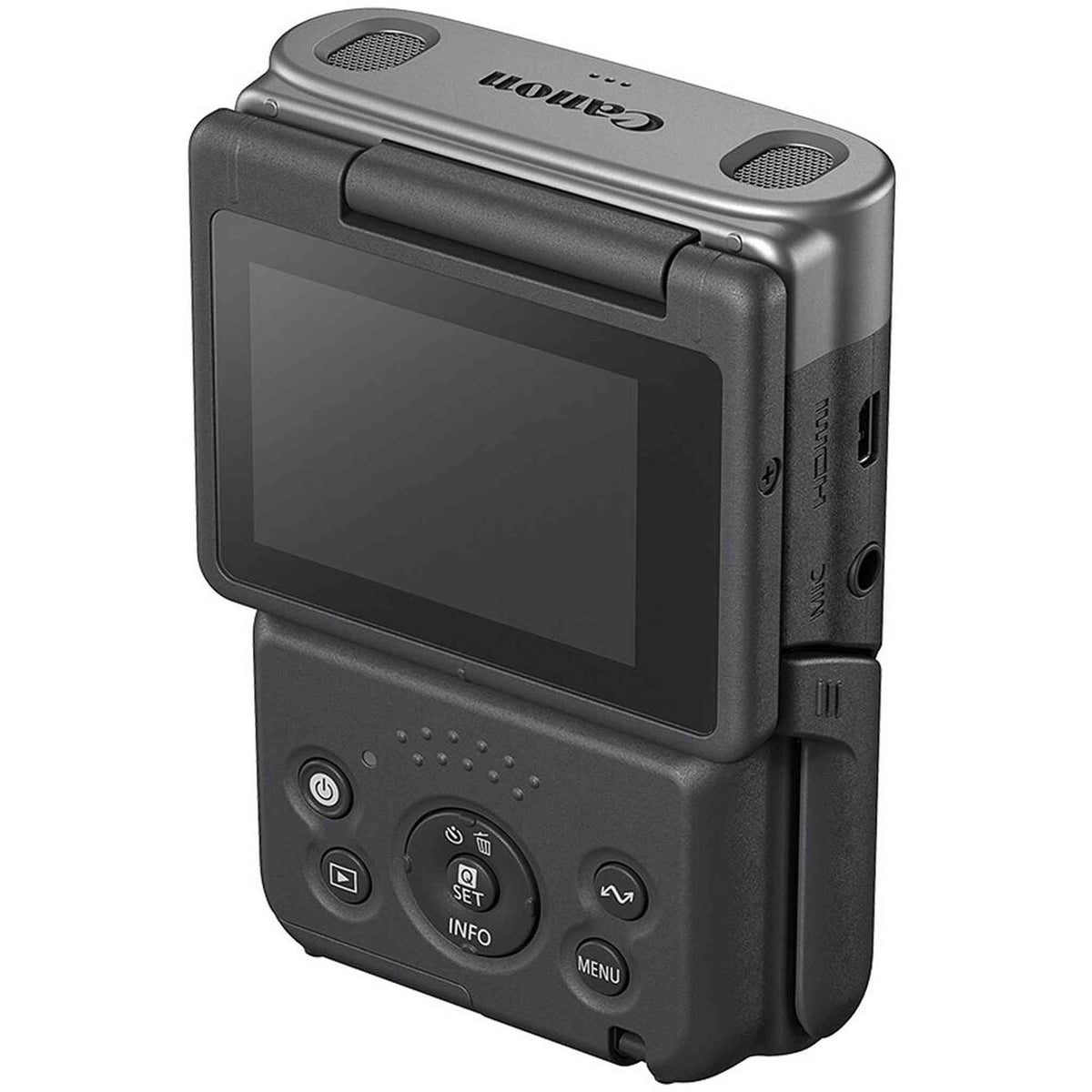 Canon PowerShot V10 Content Creator Compact Vlogging Camera Silver + More