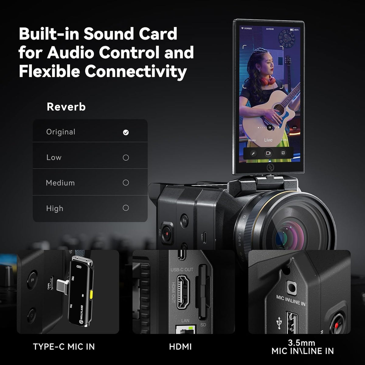 Hollyland VenusLiv Livestream Camera Streaming Bundle HDMI Kit