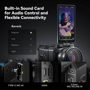 Hollyland VenusLiv Livestream Camera Bundle 32GB Memory card+ Battery + HDMI Cable