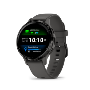 GarminVenu 3S Advanced Health & Fitness Tracker Smart Watch - Pebble Gray