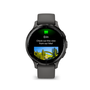 GarminVenu 3S Advanced Health & Fitness Tracker Smart Watch - Pebble Gray