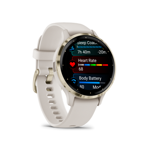 GarminVenu 3S Advanced Fitness & Health Tracker Smart Watch - Ivory Case