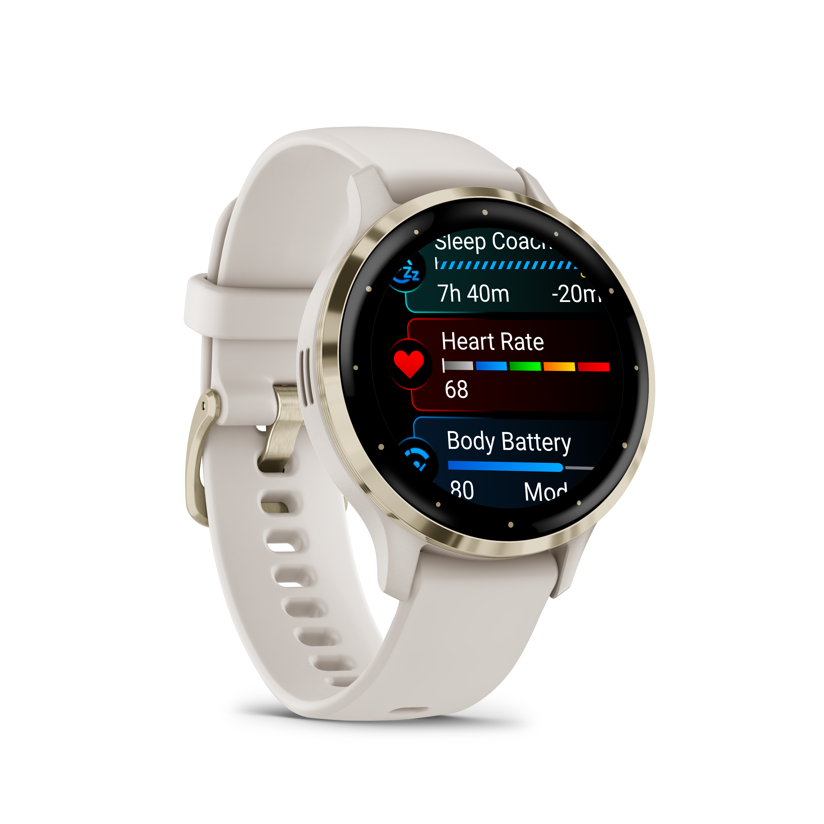 Garmin Venu 3S Advanced Fitness And Health Tracker Smart Watch - Ivory Case