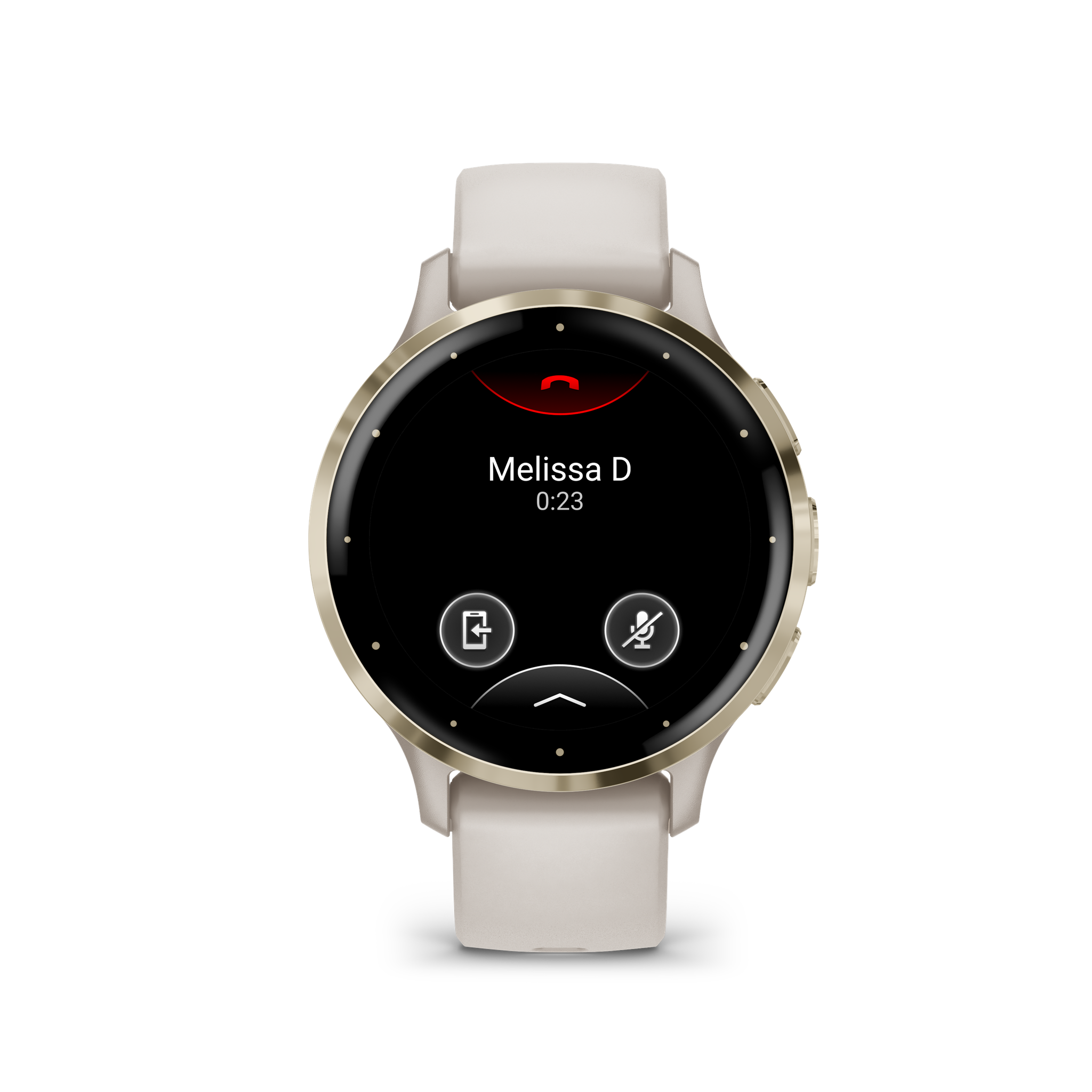 Garmin Venu 3S Advanced Health & Fitness Tracker Smart Watch - Ivory Case