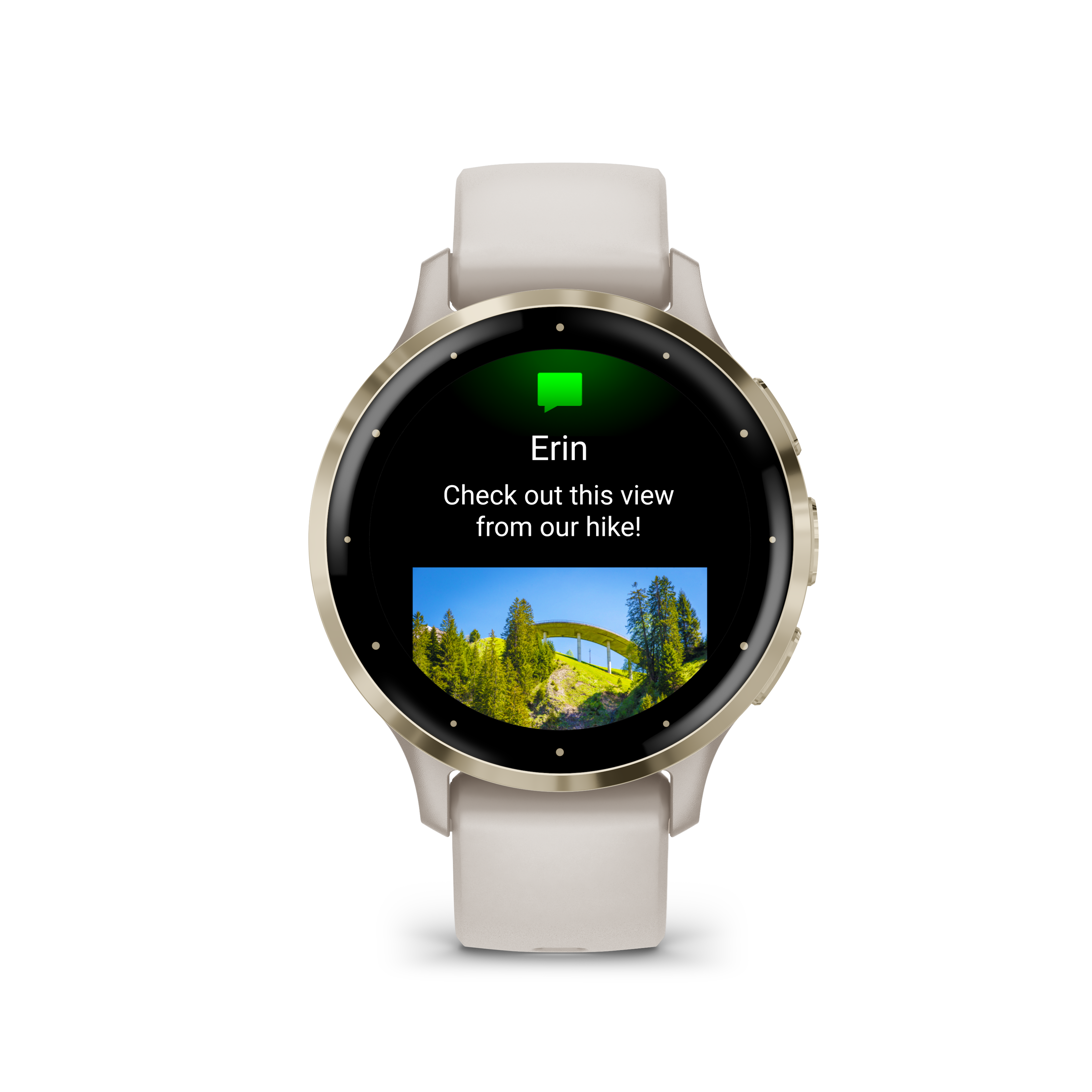 Garmin Venu 3S Advanced Fitness & Health Tracker Smart Watch - Ivory Case