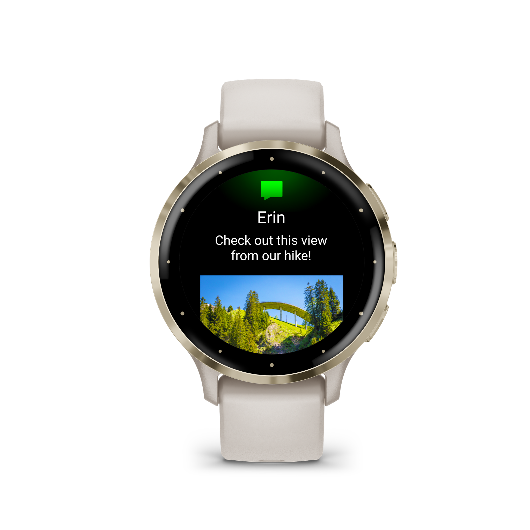 Garmin Venu 3S Advanced Health & Fitness Tracker Smart Watch - Ivory Case