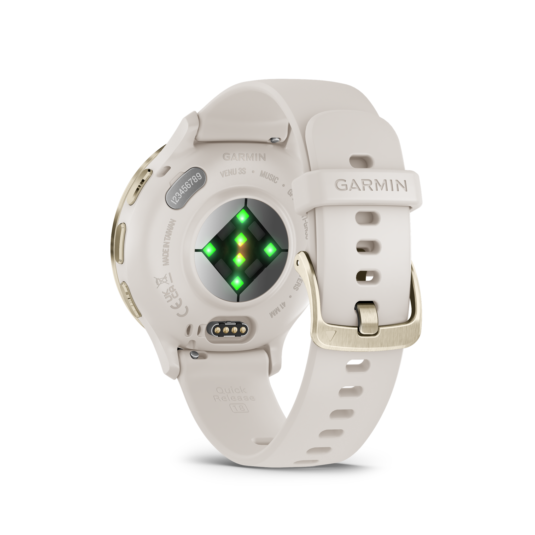 Garmin Venu 3S Advanced Fitness And Health Tracker Smart Watch - Ivory Case Garmin