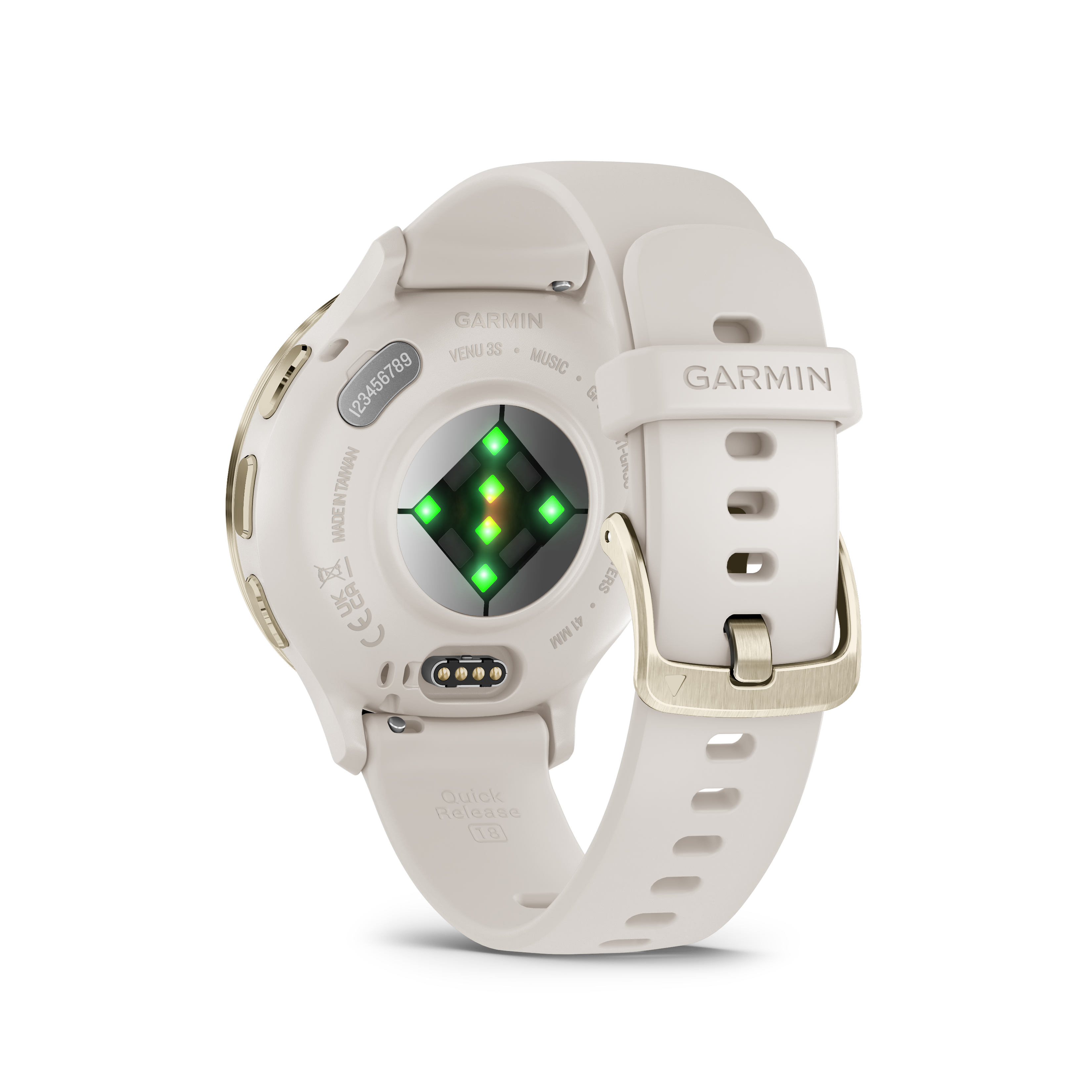 GarminVenu 3S Advanced Fitness & Health Tracker Smart Watch - Ivory Case