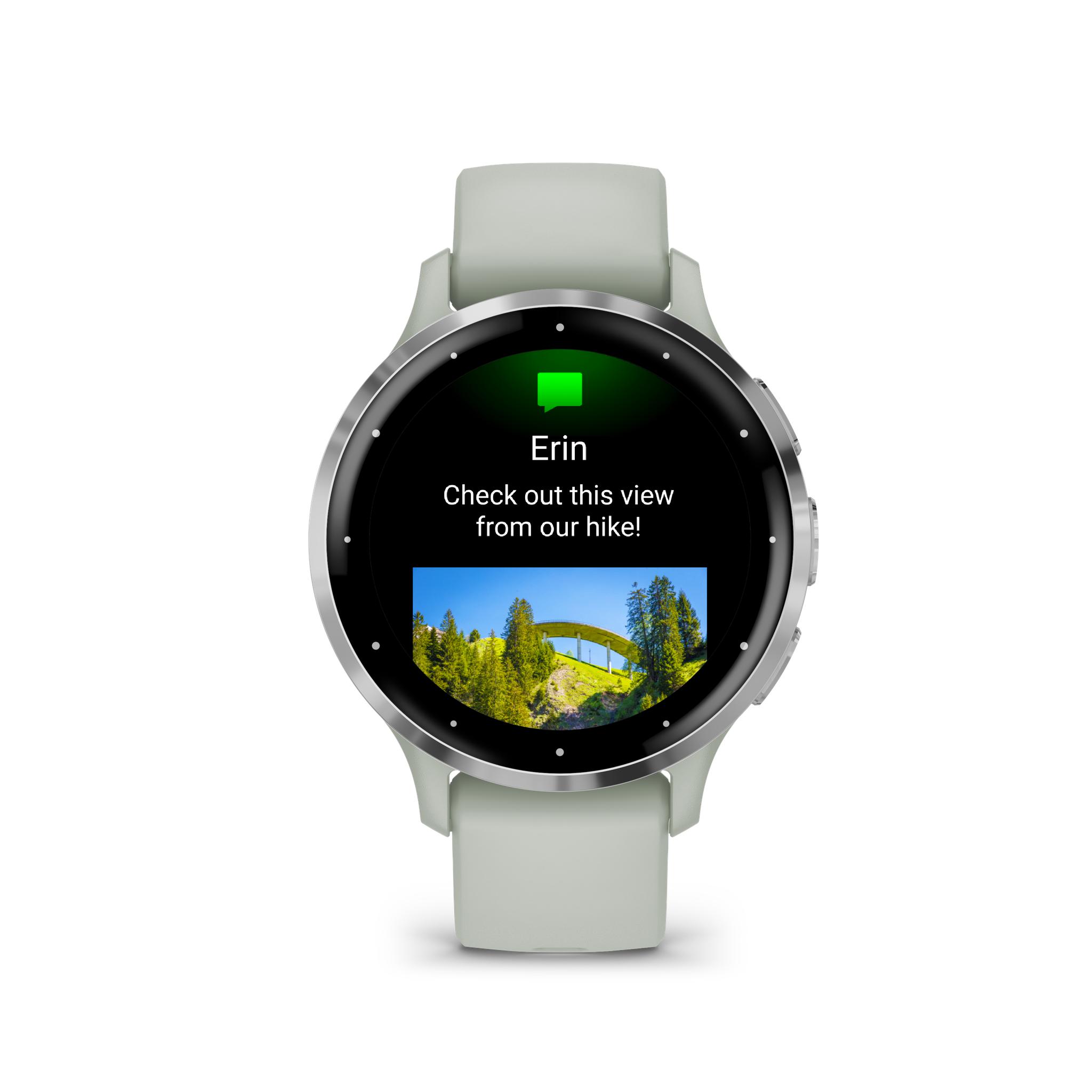GarminVenu 3S Advanced Fitness & Health Tracker Smart Watch - Sage Gray Case
