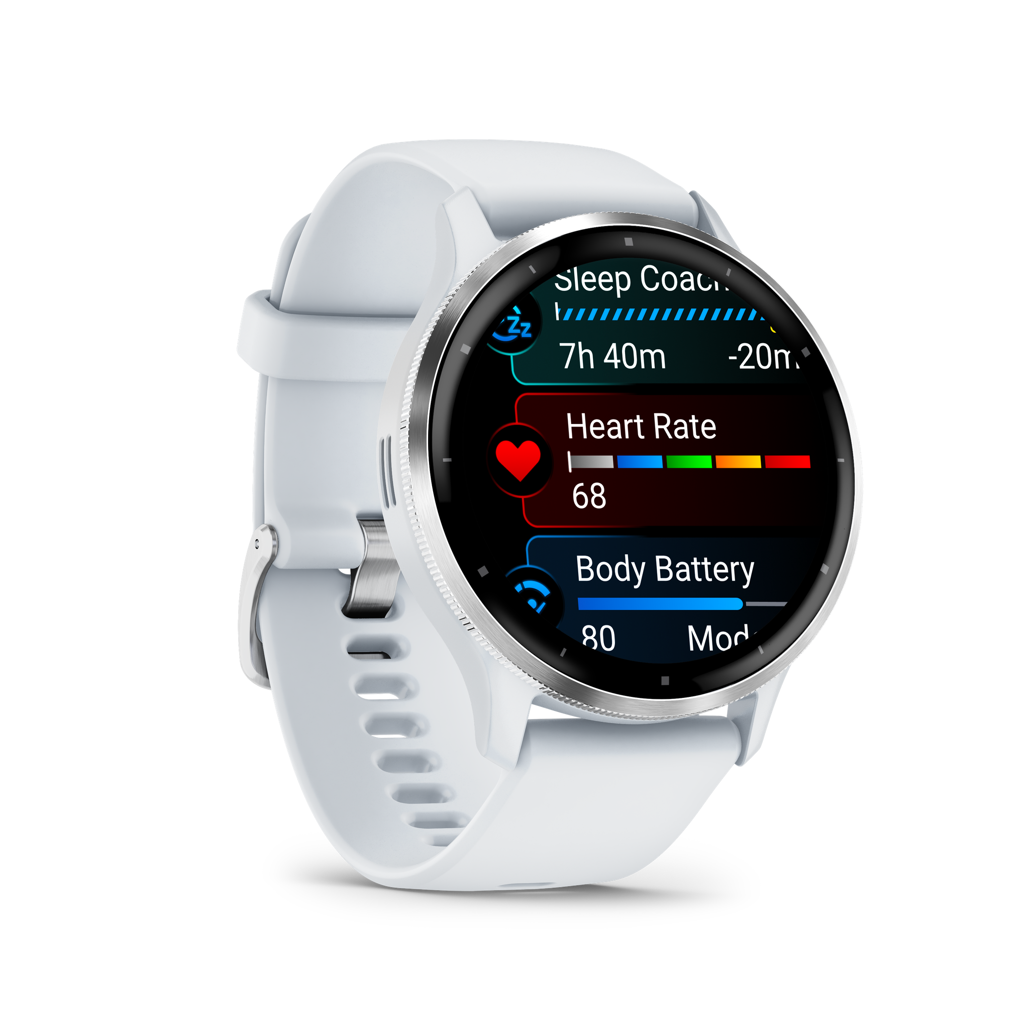 Garmin Venu 3 Advanced Fitness & Health Tracker Smart Watch- Whitestone