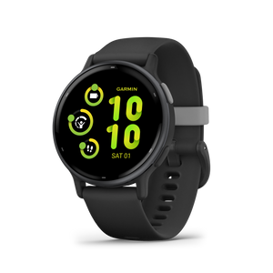 Garmin Vivoactive 5 Fitness Tracker Smart Watch For Men & Women - Black Case Garmin