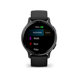 Garmin Vivoactive 5 Fitness Tracker Smart Watch For Men & Women - Black Case Garmin