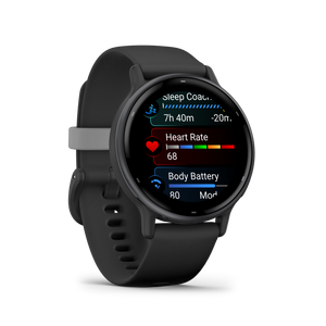 Garmin Vivoactive 5 Fitness Tracker Smart Watch For Men & Women - Black Case Garmin